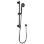 Black Single Outlet Thermostatic Mixer Shower Set with Hand Shower  - Camden