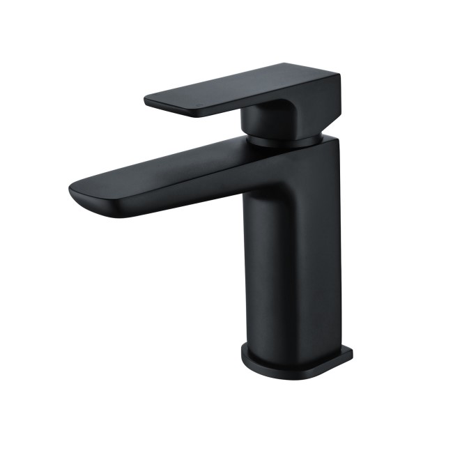 Black Mono Basin Mixer Tap - Zana