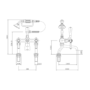 Gold Bath Shower Mixer and Basin Tap Set - Helston