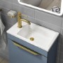 460mm Blue Freestanding Cloakroom Vanity Unit with Basin - Sion