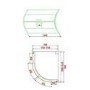 900 x 760mm Right Hand Offset Quadrant Shower Enclosure Suite with Toilet & Basin - Carina