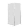 Chrome 6mm Glass Rectangular Hinged Shower Enclosure 760x800mm - Carina