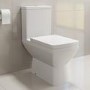 Close Coupled Toilet and Semi Pedestal Basin Suite - Tabor