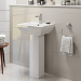 Rectangular Pedestal Basin 460mm - Tabor