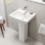 Rectangular Pedestal Basin 460mm - Tabor