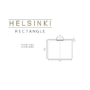 1000x800mm White Stone Resin Low Profile Rectangular Shower Tray with Shower Waste - Helsinki