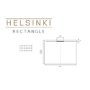 1200x800mm Low Profile Rectangular Shower Tray with Waste - White Stone Resin - Helsinki