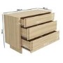 Light Wood 3 Piece Bedroom Furniture Set - Emile Sustainable Furniture