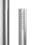 Chrome Outdoor Shower with Pencil Hand Shower 2 Outlets - Fiji