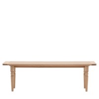 Large Eton Dining Bench Natural - Caspian House