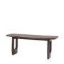 Large mango wood dining bench - Arc - Caspian House