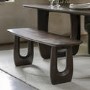 Large mango wood dining bench - Arc - Caspian House