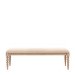 Large Oak Dining Bench with Bobbin Detail - Artisan - Caspian House