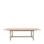 Caspian House Large Oak Extendable Dining Table Set with 6 Bobbin Detail Chairs and 1 bench - seats 7 - Artisan