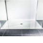 Non-Slip Low Profile 1200x800mm White Stone Resin Rectangular Shower Tray with Waste - Harmony