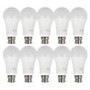 electriQ Smart dimmable colour Wifi Bulb with B22 bayonet ending - Alexa & Google Home compatible - 10 Pack