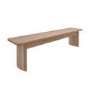 Large Light Oak Hallway Bench - Seats 3 - Jarel