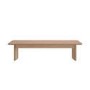 Large Light Oak Hallway Bench - Seats 3 - Jarel