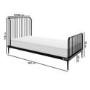 Single Black Metal Bed Frame - Jackson