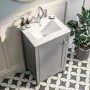 500mm Grey Freestanding Vanity Unit with Basin - Kinsley 