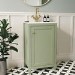 500mm Green Freestanding Vanity Unit with Basin - Kinsley 