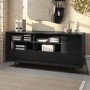 Matt Black Office Desk and Sideboard with Storage Set - Larsen