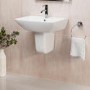 Modern Semi Pedestal Basin 556mm- Laurel