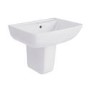 Modern Semi Pedestal Basin 556mm- Laurel