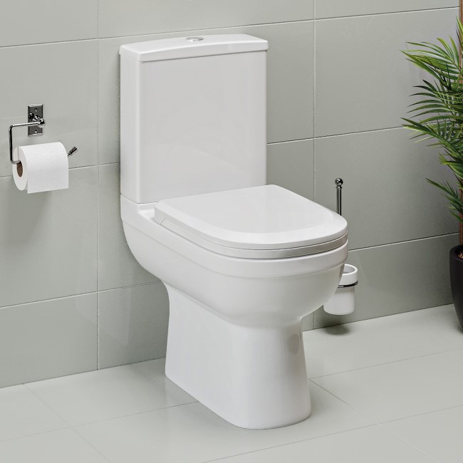 Modern Freestanding 1400mm Bath Suite with Toilet & Basin - Lisbon