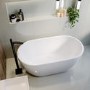 Modern Freestanding 1545mm Bath Suite with Toilet & Basin - Lisbon