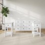 White 3 Piece Bedroom Furniture Set - Marlowe