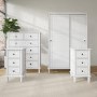 White 4 Piece Bedroom Furniture Set - Marlowe