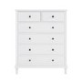 Kids White Painted Chest of 6 Drawers - Marlowe