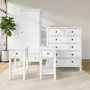 White 4 Piece Bedroom Furniture Set - Marlowe