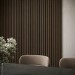 Pack of 2 Walnut Acoustic Wall Panels - 240cm x 60cm - Delamere