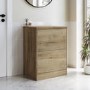 600mm Wood Effect Freestanding Countertop Vanity Unit - Palma