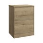 600mm Wood Effect Freestanding Countertop Vanity Unit - Palma