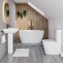 Modern 1300mm Freestanding Bath Suite with Toilet & Basin - Pico