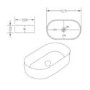 Oval Countertop Basin 525mm - Tennessee