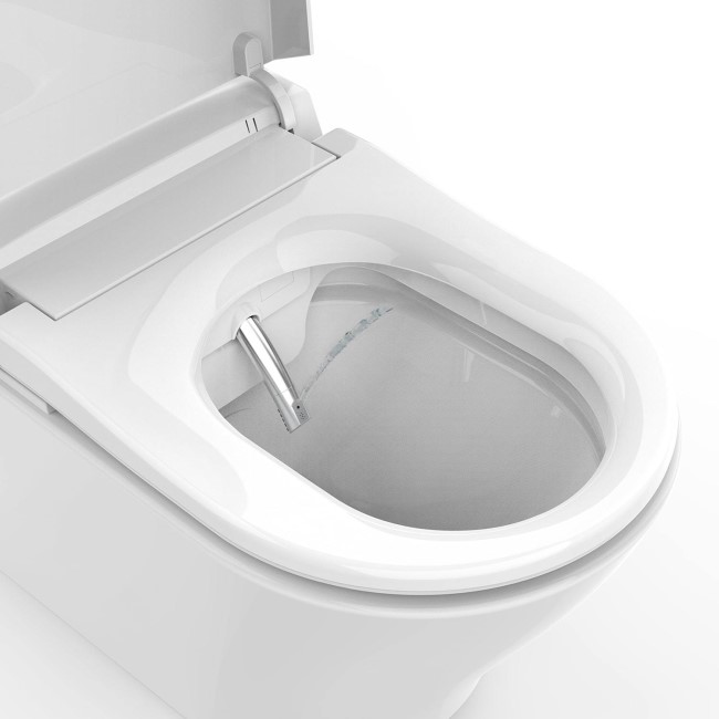 Wall Hung Smart Bidet Japanese Toilet with Heated Seat - Purificare