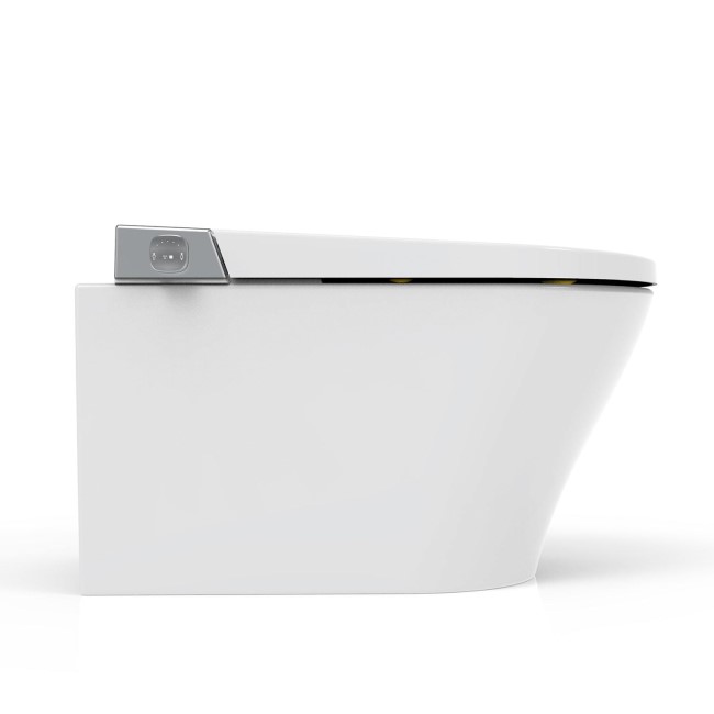 Wall Hung Smart Bidet Japanese Toilet with Heated Seat - Purificare