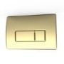 Palma Wall Hung Toilet 820mm Pneumatic Frame & Cistern & Brushed Brass Flush Plate