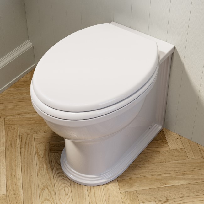 Back to Wall Rimless Toilet and Soft Close Seat - Ripley