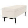 Blanket Box Seat in Beige Corduroy - Roman