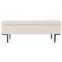 Blanket Box Seat in Beige Corduroy - Roman