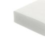 White Convertible Cot Bed with Drawer and Changer and Mattress 140 x 70 cm - Roscoe