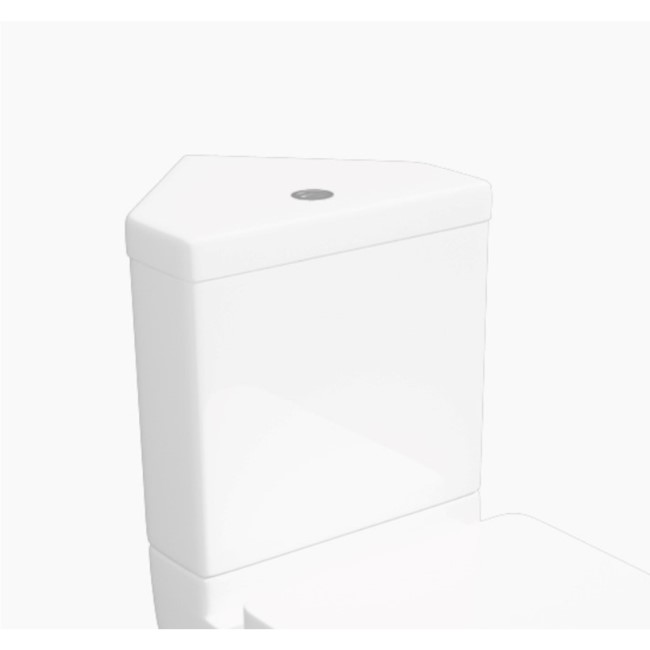 Close Coupled Comfort Height Corner Toilet with Soft Close Seat - Seren