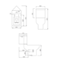 Close Coupled Comfort Height Corner Toilet with Soft Close Seat - Seren