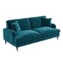 Teal Velvet Sofa Set - Payton