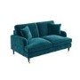 Teal Velvet Sofa Set - Payton